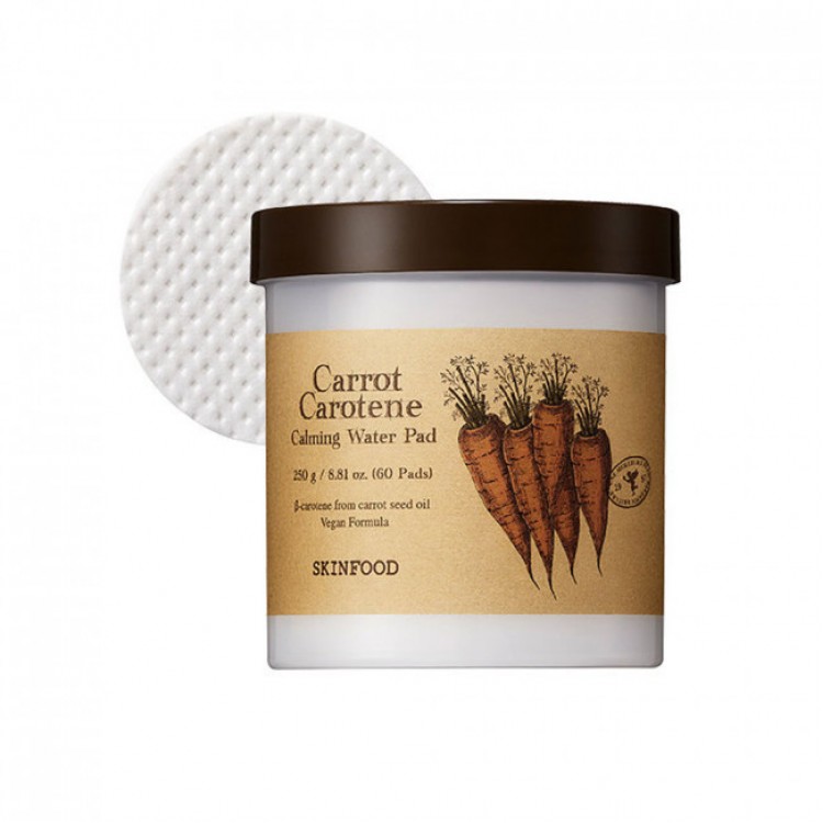 SKINFOOD Carrot Carotene Calming Water Pad 60 Pcs